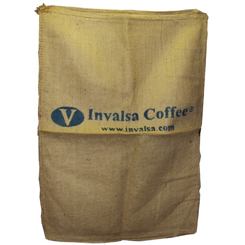Very Large (27" X 38") Burlap Coffee Bag. Holds 150-160 lbs + free coffee sample